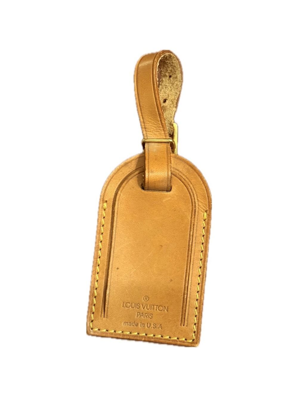 Louis Vuitton Leather Luggage Tag - Picture 4 of 6